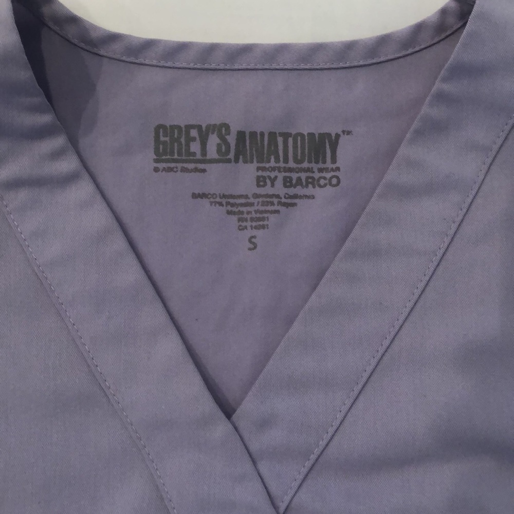 Grey's Anatomy Scrub top Lavender